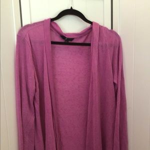 Pink cardigan size large